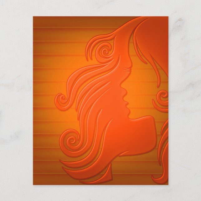 hair-181745 hair woman hairstyle background colour flyer (Front)