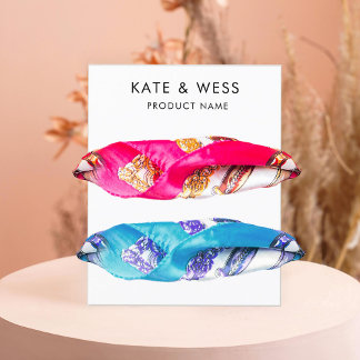 Hair Accessories Display Packaging Card