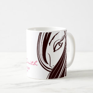 Hair and beauty Lash Extension company branding Coffee Mug