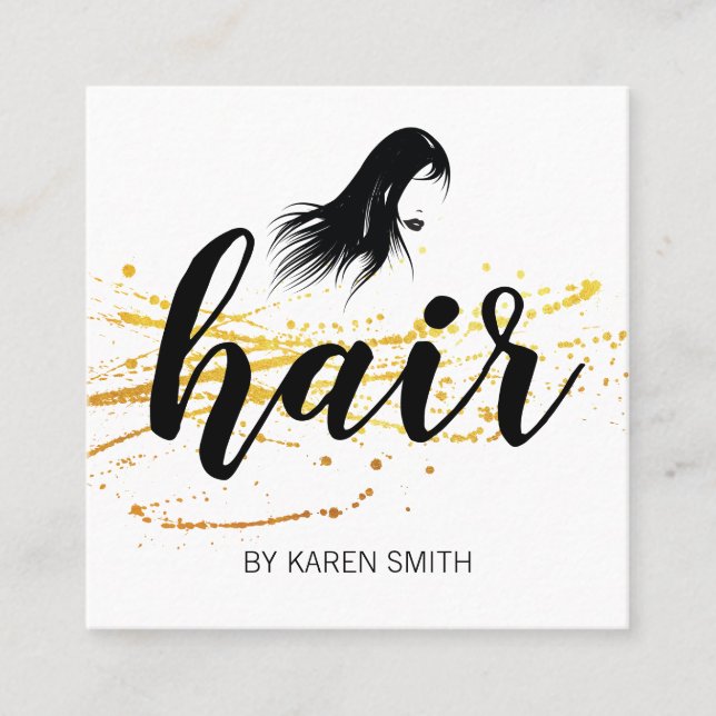 Hair Appointment Card (Front)