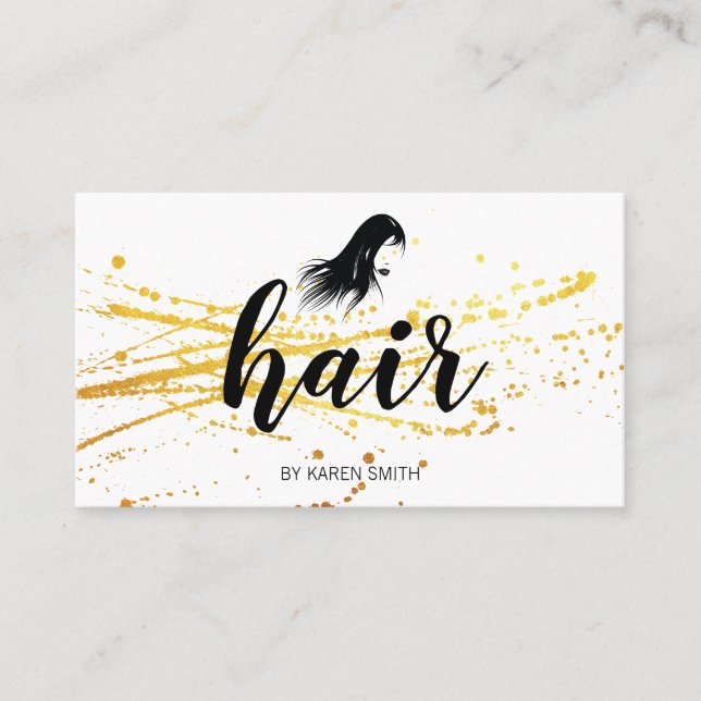 Hair Appointment Card (Front)