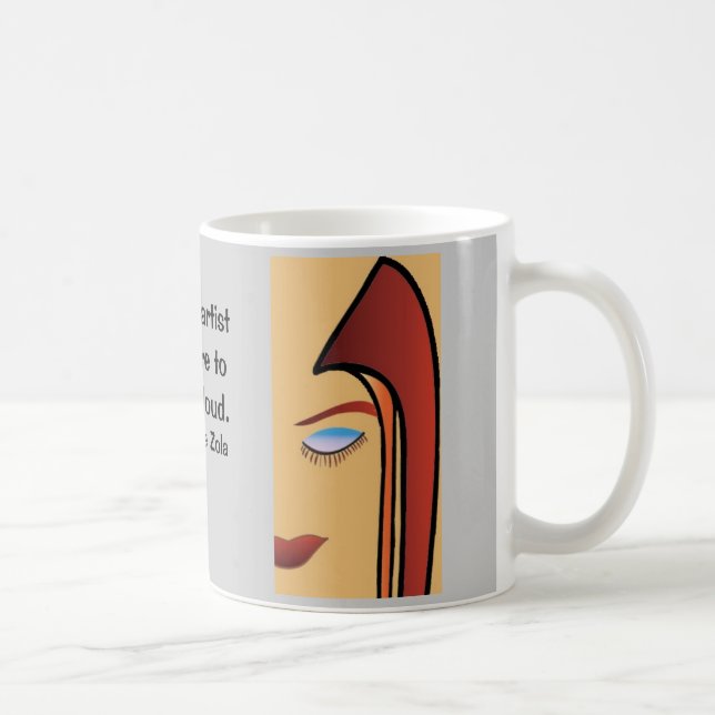 Hair Art Coffee Mug (Right)