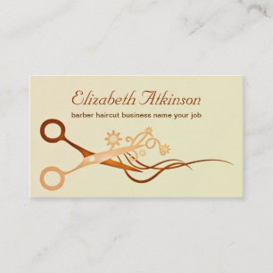 hair barber haircut stylist business card