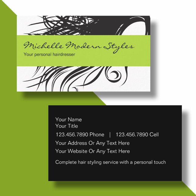 Hair Beauty Business Cards (Creator Uploaded)