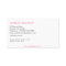 Hair & Beauty salon, business card design