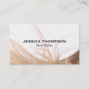 Hair   Blonde Business Card