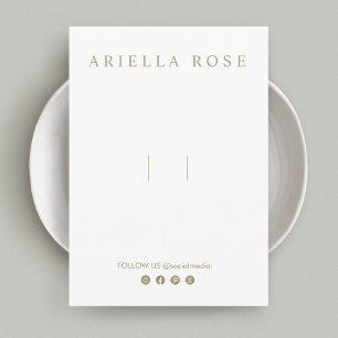  Hair Bow Hairbow Clip Customisable Social Media  Enclosure Card