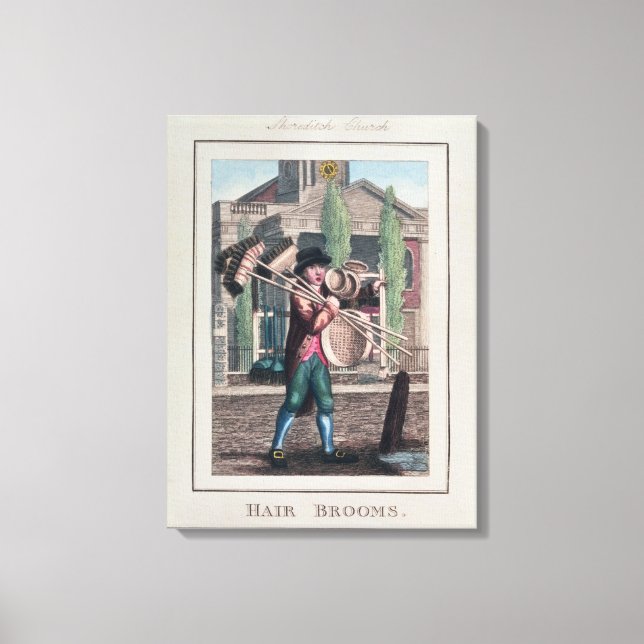 Hair Brooms, Shoreditch Church Canvas Print (Front)