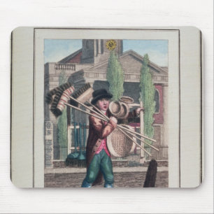 Hair Brooms, Shoreditch Church Mouse Pad