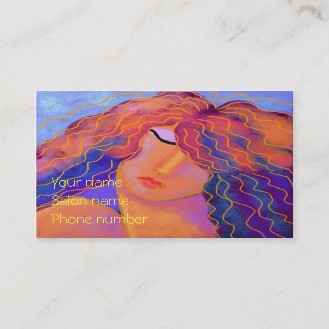 Hair Business Card (Front)
