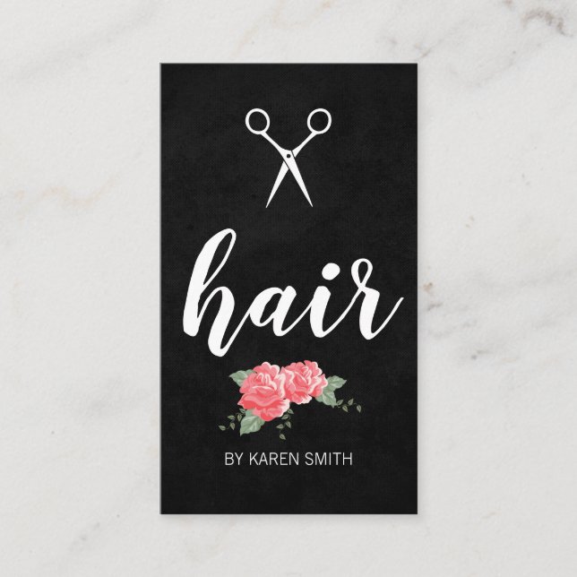 Hair Business Card (Front)