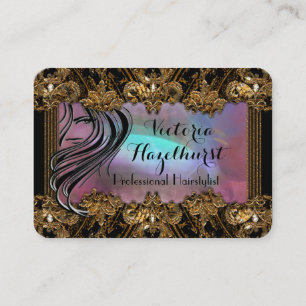 Hair Care Elegant Salon Professional Business Card
