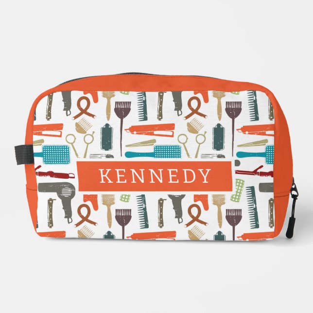 Hair Care Pattern Dopp Kit (Front)