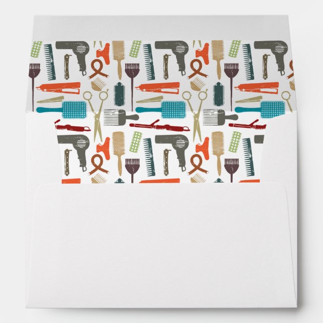 Hair Care Pattern Envelope (Back (Bottom))