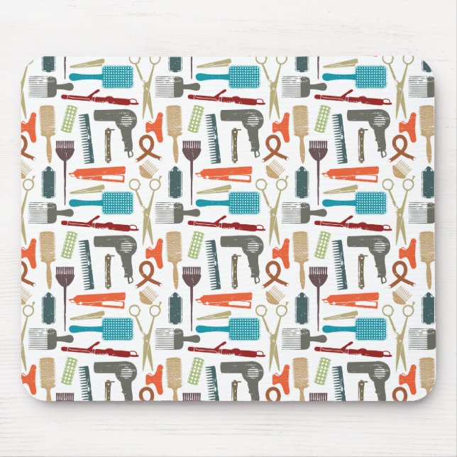 Hair Care Pattern Mouse Pad (Front)