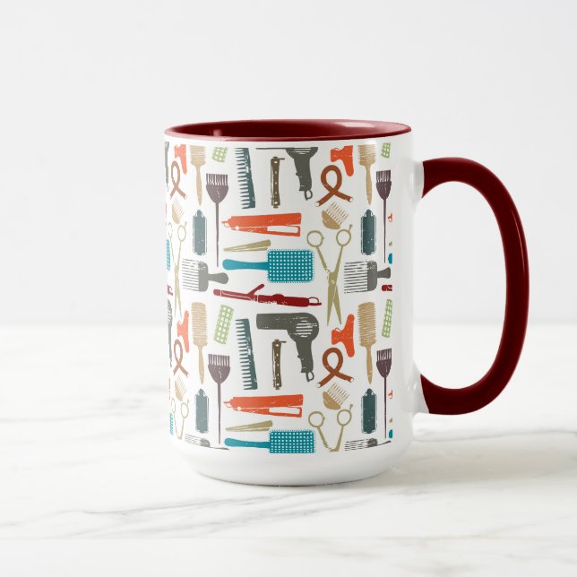 Hair Care Pattern Mug (Right)
