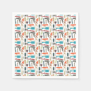 Hair Care Pattern Napkin