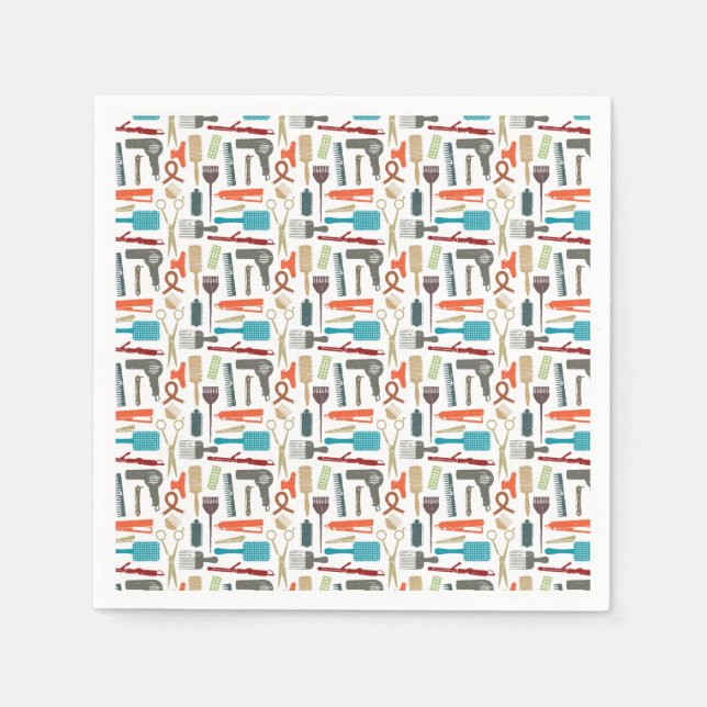 Hair Care Pattern Napkin (Front)