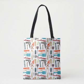 Hair Care Pattern Tote Bag