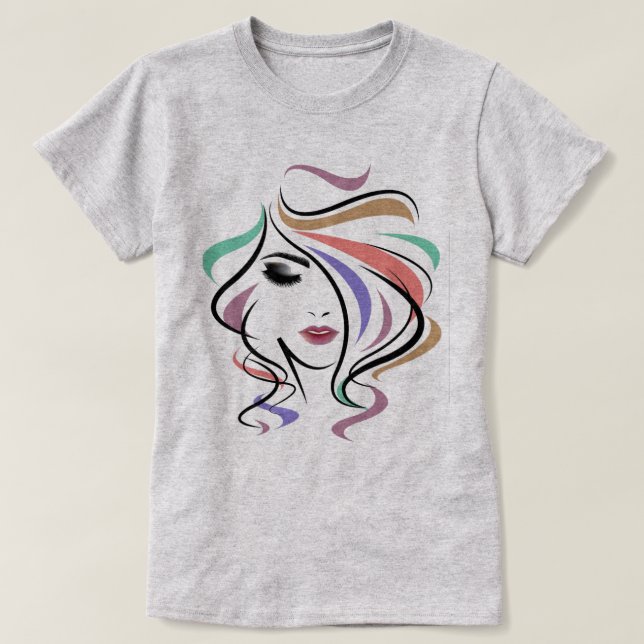 Hair Colour T-Shirt (Design Front)