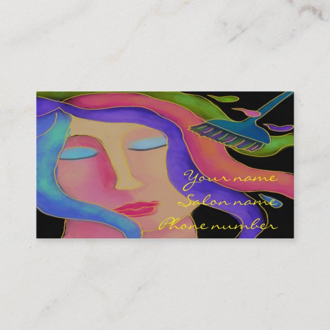 Hair Colourist Business Card (Front)
