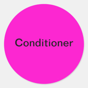 Hair Conditioner Labels/ Classic Round Sticker