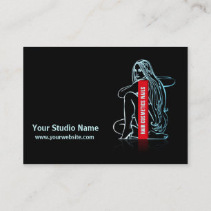 HAIR COSMETICS NAILS - Business / Schedule Card