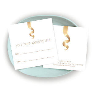 Hair Curl Salon Appointment Reminder