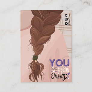 Hair Display Card Illustration