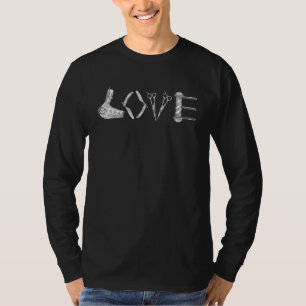 Hair Dresser Love Barber Shop Tools Cool Hair Styl T-Shirt