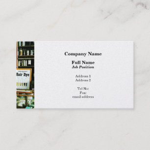 Hair Dye - Platinum Finish Business Card
