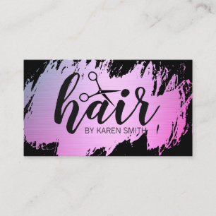 HAIR / Gold Brushed  (Glamour) Business Card