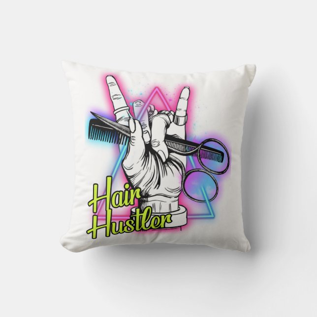 Hair Hustler Cushion (Front)