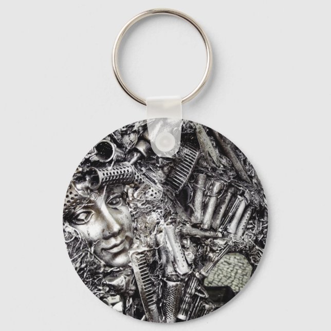 hair monster key ring (Front)