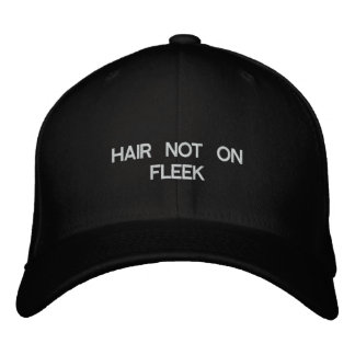 Hair Not On Fleek Fitted Baseball Cap