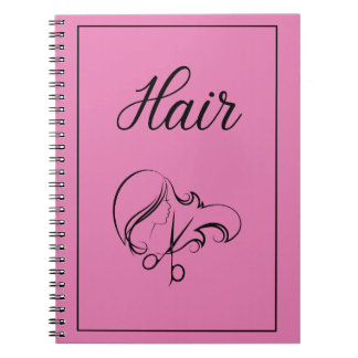 Hair Notebook | Rose Pink Notebook