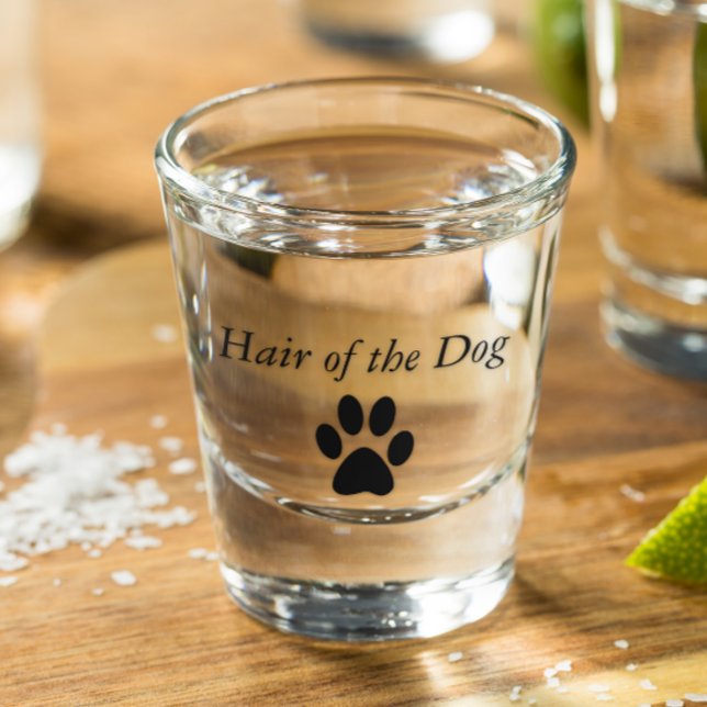 Hair of the Dog Paw Print Shot Glass (Creator Uploaded)