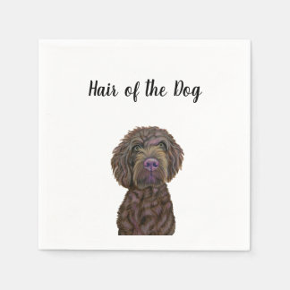 "Hair of the Dog" Wedding Cocktail Napkins