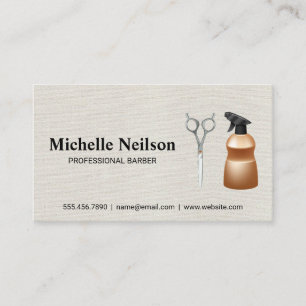 Hair Profession Tools Business Card