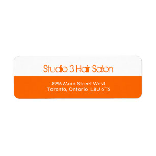 Hair Salon Address Labels