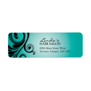 Hair Salon Address Labels