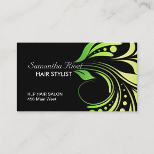 Hair Salon Appointment Business Card