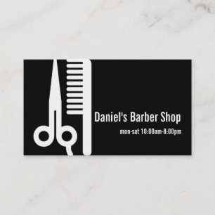 Hair Salon Barber Shop Beauty Cosmetologist Spa Business Card