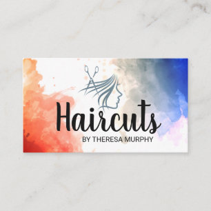 Hair Salon Beauty and Cosmetics Business Card