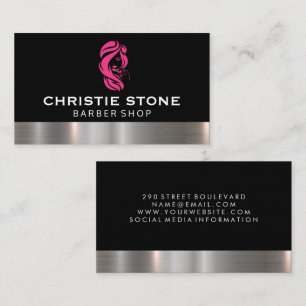Hair Salon Beauty Logo Business Card