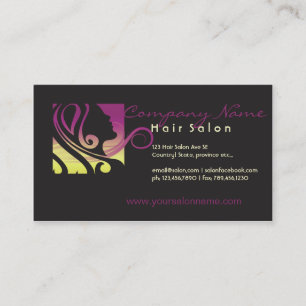 hair salon business card