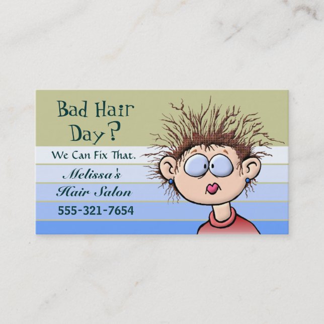 Hair Salon Business Card (Front)