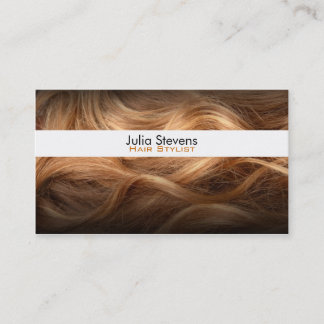 Hair salon business card