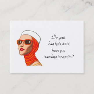 Hair Salon Business Card Chubby Size