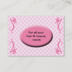 Hair Salon businesscards Appointment Card